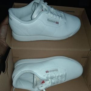 White Reebok Classics